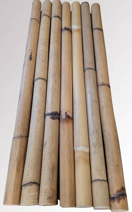 6 Natural Serrada Escrima Sticks - 20"