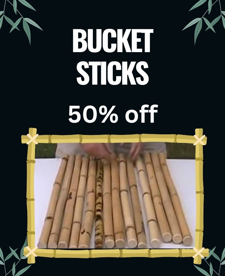 Bucket Rattan Sticks