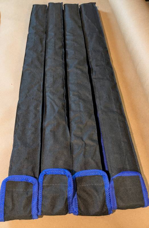 Escrima bags - Blue trim